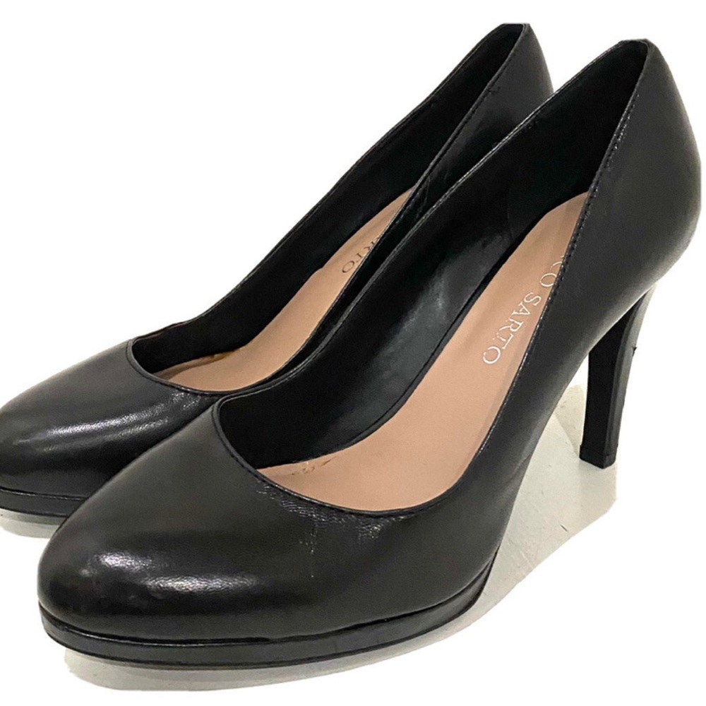 Franco Sarto - Black Leather Heels/Pumps